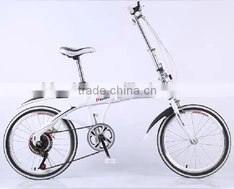 16-inch Folding Bike High-carbon Steel Bike Woman V Brake Student Bike photo-2