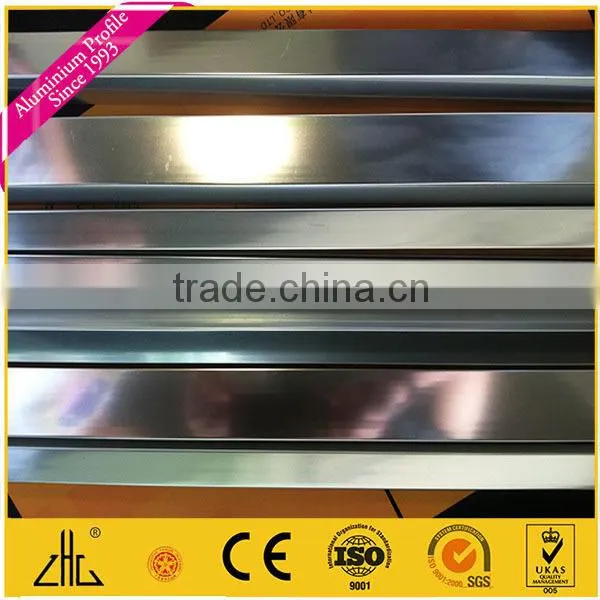 Wow!!! Mirror Finish Polishing Aluminium Extrusion u Channel for Bathroom Manufacturer , 6463 Anodized Aluminium Profile Factory photo-4