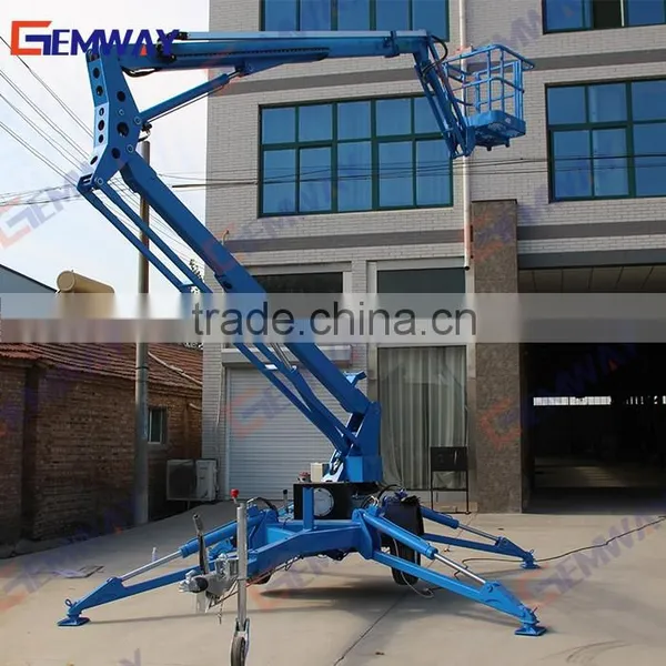 10m Small hydraulic elevator spider lift