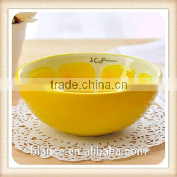 Large Ceramic Soup Bowl With Fruit Painting in Fruit Shape photo-5