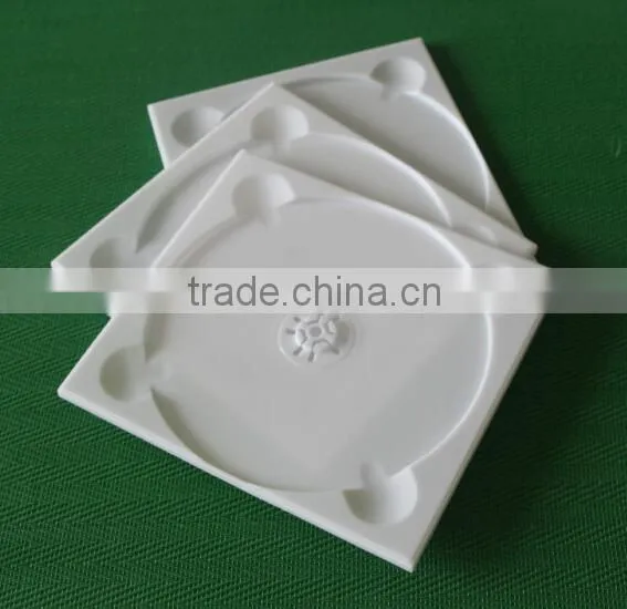 CD Tray Manufacturer Milk White cd Case Single Sided cd Box 5mm cd Tray photo-4