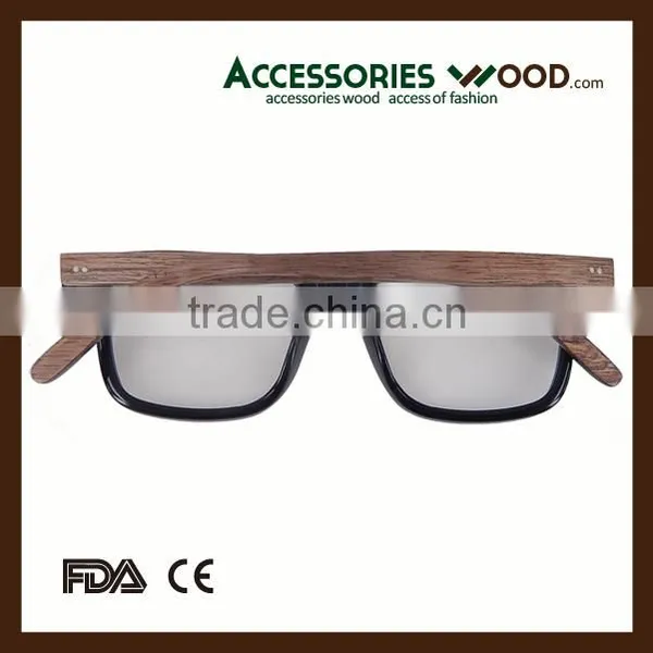 Popular Acetate Frame New Model Wooden Arm Optics Eyewear photo-6