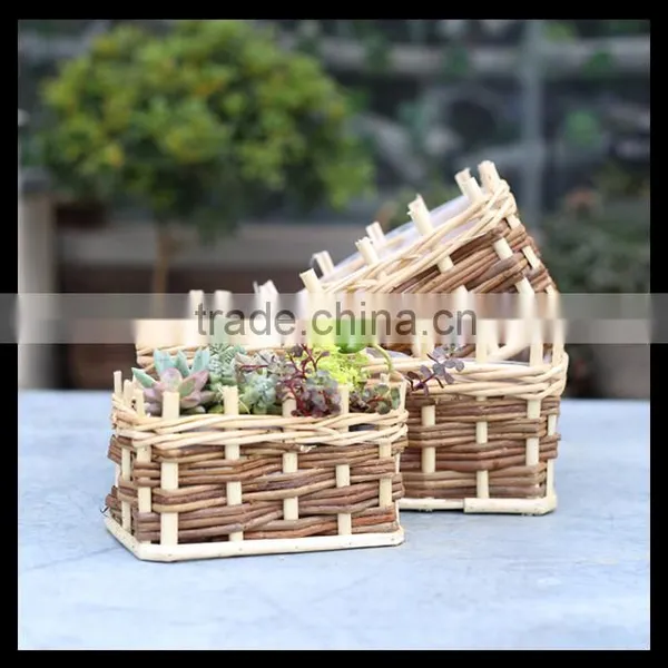 Rectangle Willow Basket photo-6