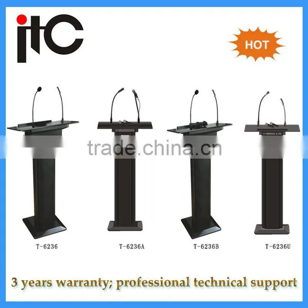 ITC T-6236B Cheap Church Podium Lectern With Wireless Microphone photo-2