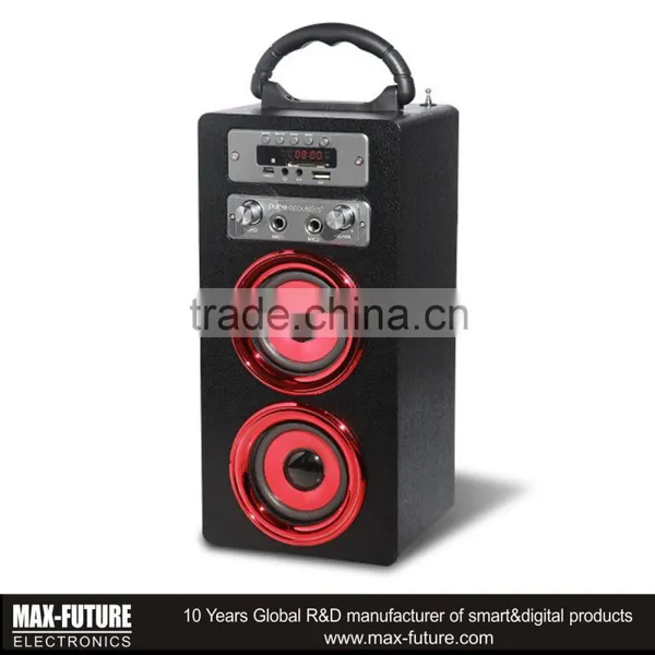 M12037 Portable Karaoke Beat Box Speakers with FM Radio