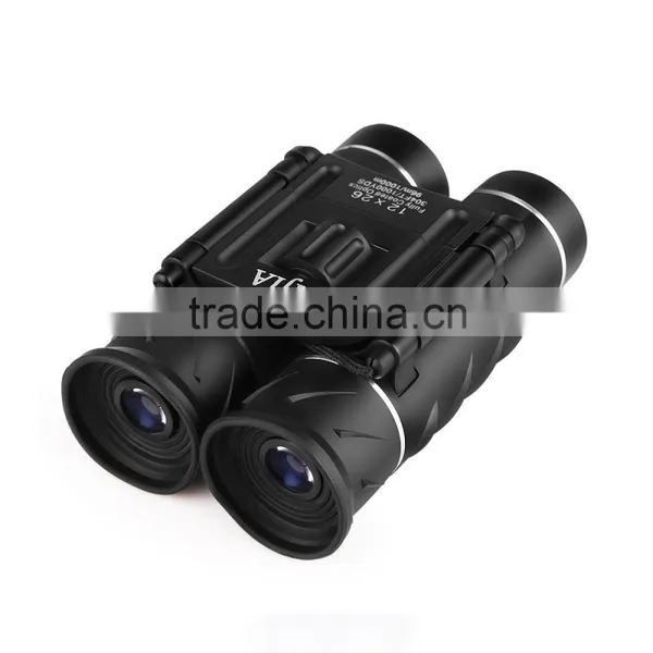 BJ700102 12X26 Compact Binocular With Neck Strap and Carrying Case Bird Watching Waterproof Porro Binoculars photo-5