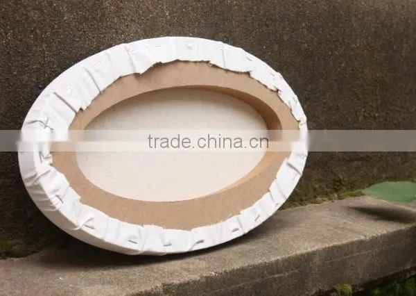 Cotton Oval Stretched Canvas photo-2