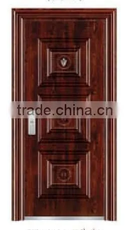 Cheap Front Steel Apartment Building Entrance Door photo-6