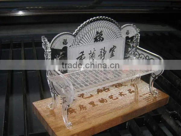 Top Level Classic Solid Acrylic Material Furniture Display