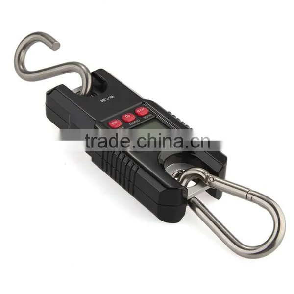 Mini Portable Crane Scale 300kg 0.1kg LCD Display Digital Electronic Hook Hanging Scale With White Backlight photo-3