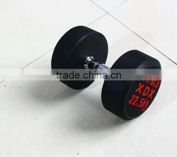 Crossfit Gym Basic Equipment Rubber Coated Dumbbell photo-5