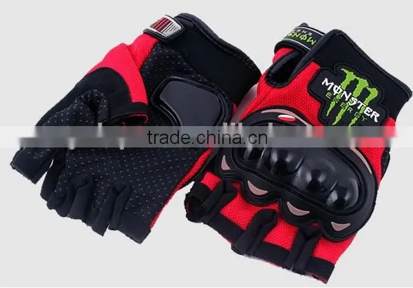 Hot Sell 2016 Newest Monster Half Finger Motorcycle Gloves photo-4