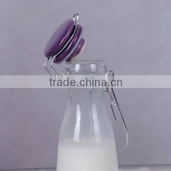 35oz Airtight Glass Bottle With Ceramic Rubber Gasker Ring Lid photo-3