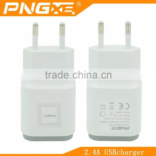Newest OEM 5v 2.1a Two Usb Port Slim Micro Usb Wall Charger for Samsung Wall Charger photo-3