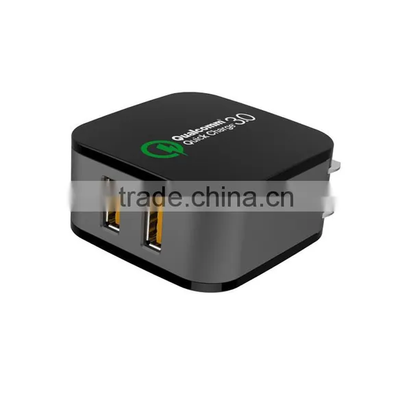 Dual Usb QC 3.0 2.0 30W Quick Charger 18W for QC3.0 12W for Smart Charger photo-2