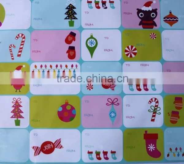 Merry Chirstmas Funny Adhesive Kids Cartoon Stickers photo-2