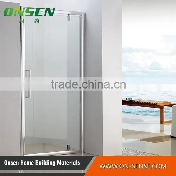 Bathroom shower glass partition