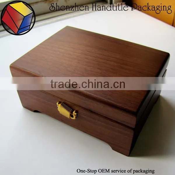 Square Shape Wood Material Music Box photo-4