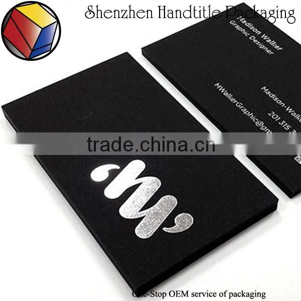 Elegant Gold Edge Business Card Hot Stamping photo-2