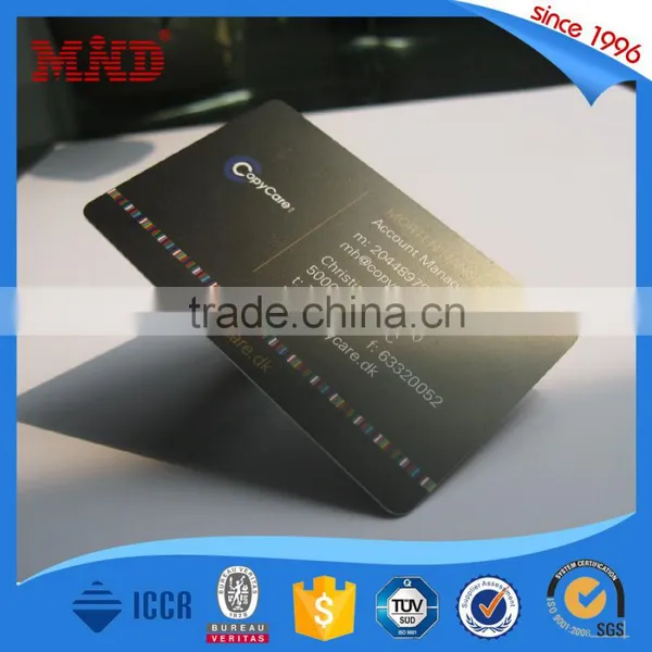 MDP62 Plastic PVC Business ID Card Printing ISO Card Transparent Business Cards Wholesales photo-2