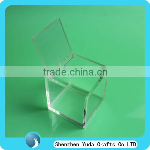 Luxury Plexiglass Gift Box Plexiglass Wedding Favor Box Price Lucite Party Box photo-2