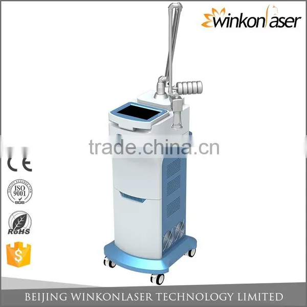 Face Whitening High-tech 10inch Touch Screen Long Time Use RF Beauty Vascular Lesions Removal Equipment Co2 Fractional Laser Vaginal Tightening Eye Wrinkle / Bag Removal Salon photo-5