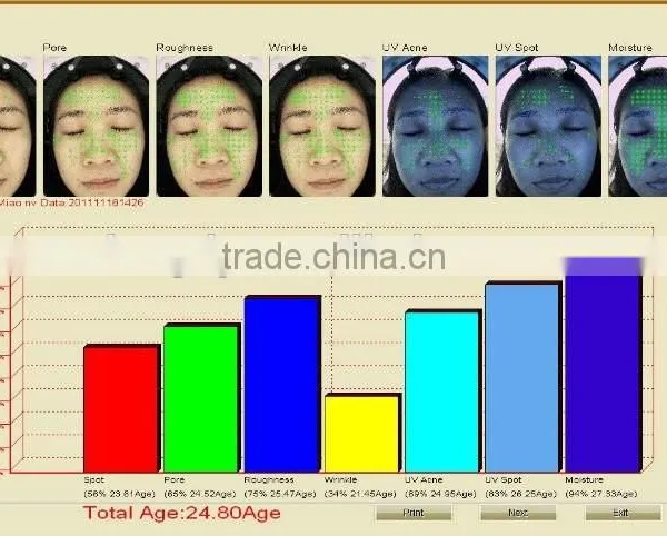 Chinese Magic Mirror Skin Moisture Animated Test Machine photo-4