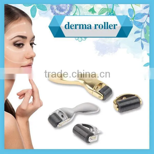 Changeable Heads 600 Pins Stainless Microneedling Dermaroller Acne Scar Removal DRS Metal Derma Roller L013 photo-3