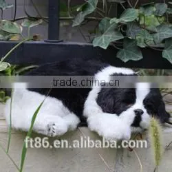 Funny Lifelike Fake Fur Breathing Cats and Dogs
