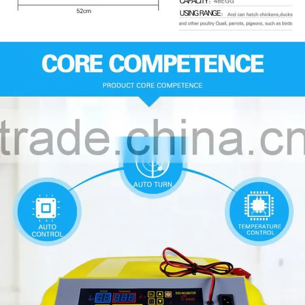 2017 HHD Hot Sale Newest Full Automatic Used Egg Incubators Digital Egg Incubation Hatching CE Approved photo-4