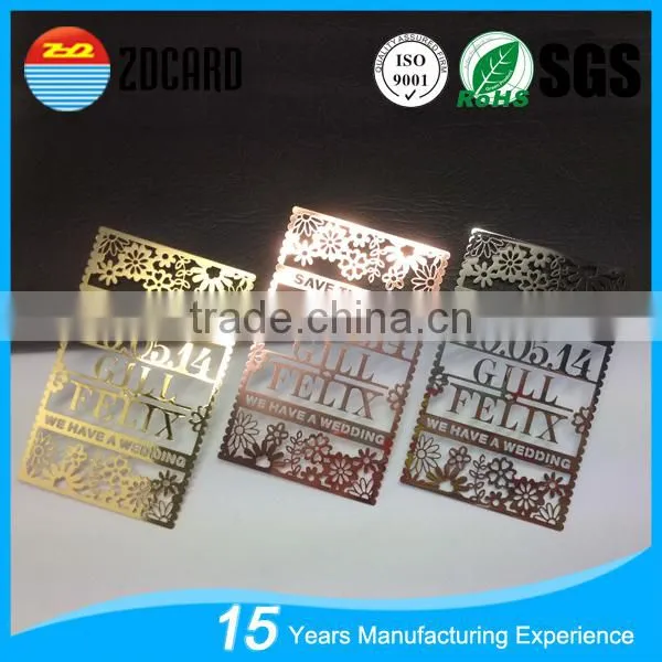 Customized Brush Finish Stainless Steel Business Card photo-3