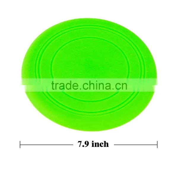 Professional Custom Varied Color Silicone Dog Rubber Frisbee photo-2