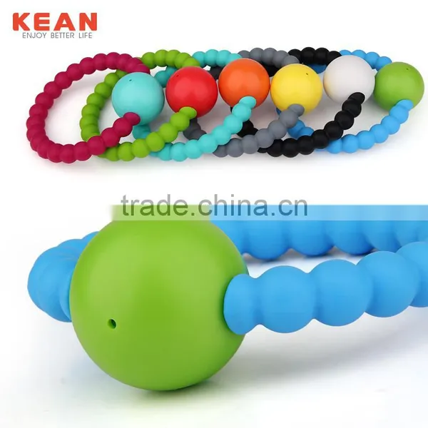 Wholesale Organic Baby Toys Sensory Baby Soothers Silver Baby Rattle photo-2
