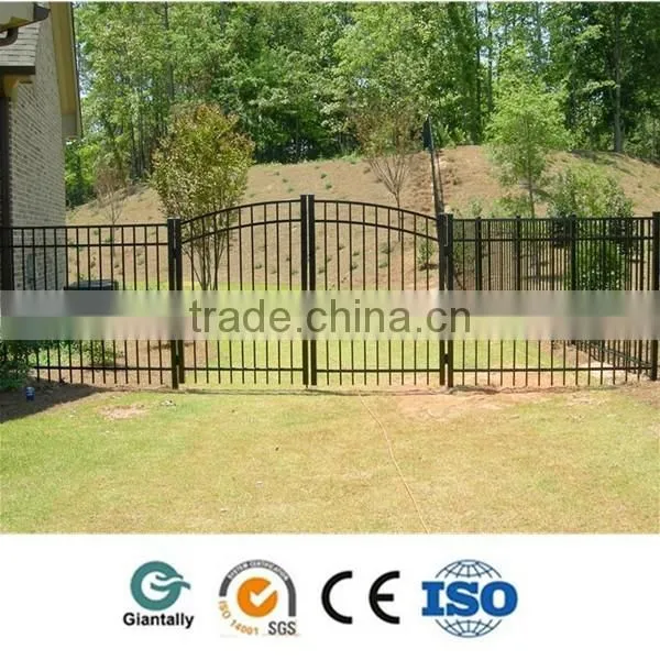 Powder Coating Aluminum Morden Fence Gate