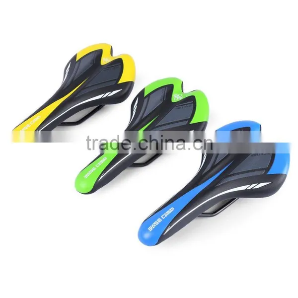 BaseCamp Cycling Bicycle MTB Comfortable Leather Ride Cushion Seat Mat Bicycle Saddle For Mountain Bike Road Bike photo-6