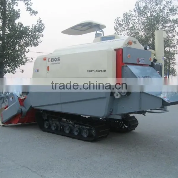 4lZ-4.0Z Full Feed Rice & Wheat Combine Harvester Big Tank