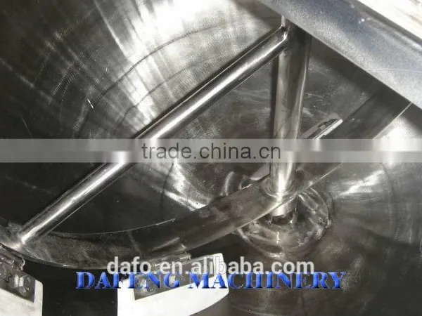 Vertical Type Steam Jackted Cooking Kettle Jacketed Kettle 500liter photo-6