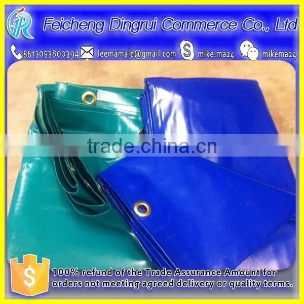 Tear Resistant Tarpaulin Plastic Sheet for Temporary Shelter, Flame Retardant photo-2