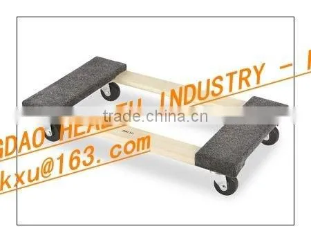 Wood Deck 30"X60" Platform Truck With 6"x2" Heavy Duty Casters photo-5