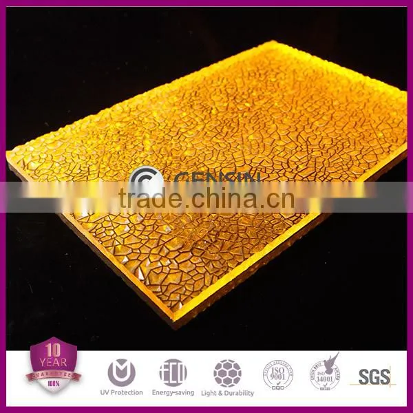 10-year Warranty PC Material Polycarbonate Plastic Embossed Sheets photo-2