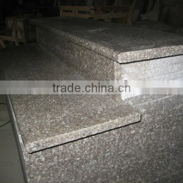 G664 Luoyuan Red Indoor Granite Stair Steps Polished Price photo-4