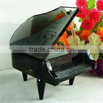 2016 Popular Piano Shape Melody Crystal Music Box photo-5