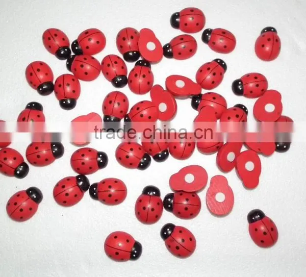 Wooden Ladybird/Ladybug Stick On photo-2