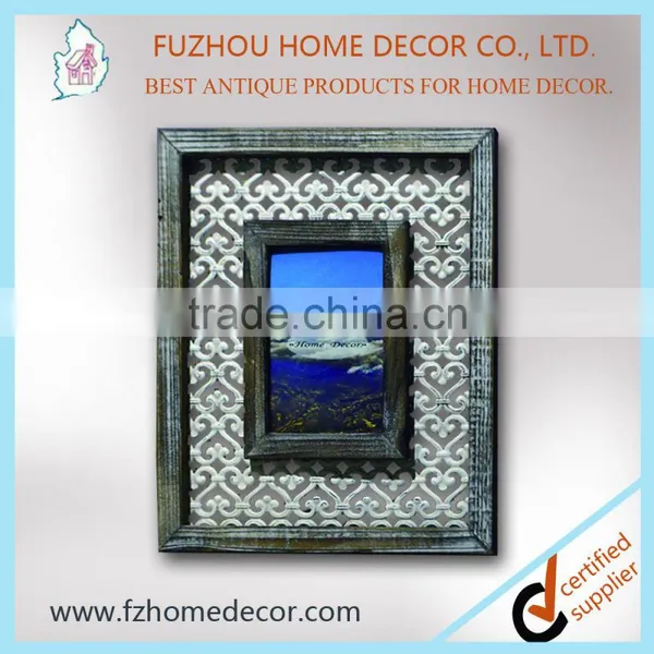 Metal Wall Frame Design With 4x5 Picture Frames or Other Size Under Client Request photo-3