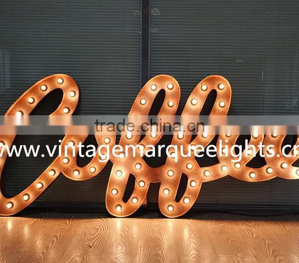 Illuminated Metal Letters for Wedding photo-3
