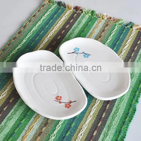 Japanese Style Oval Shape Small Sushi Saucer photo-2