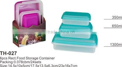 Plastic Storage Container for Lunch and Vegetable photo-3