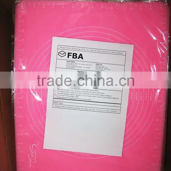 Food Grade Non-stick Silicone Dough Rolling Pad & Mat With Measurements,Silicone Baking Mat photo-6