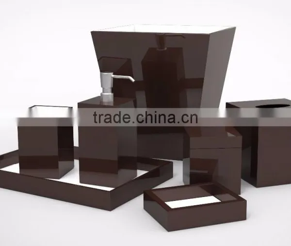 Luxury Lacquer Bathroom Set for Restaurant, Hotel, Wedding, Home Custom photo-2