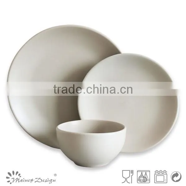 Hot Sale Pink Glazed Crockery Dinner Set photo-6